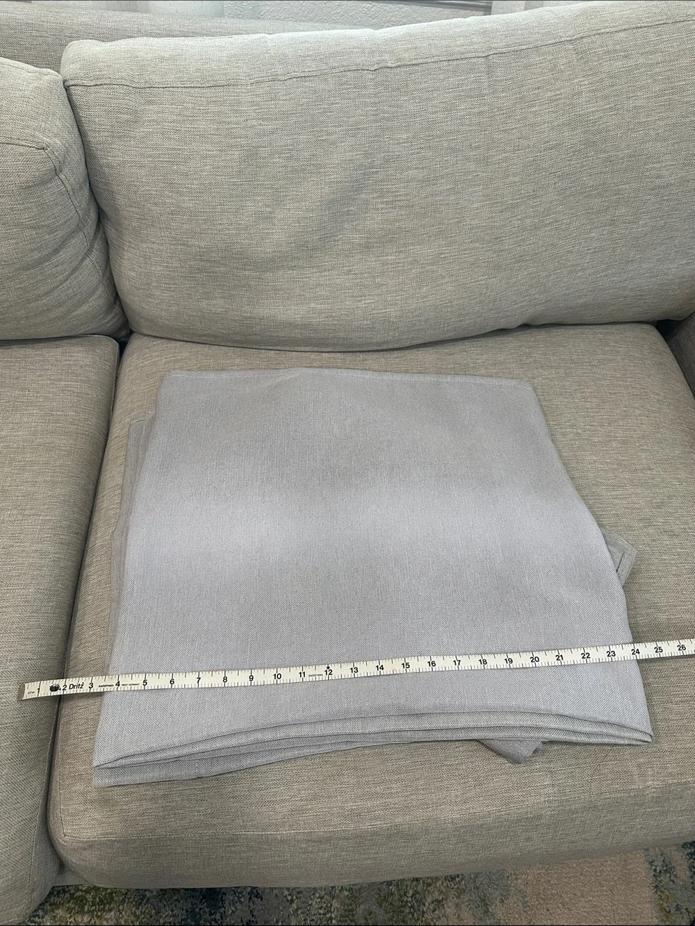 😴 Light Gray Brown Grommet Top Blackout Curtain Panel Pair
